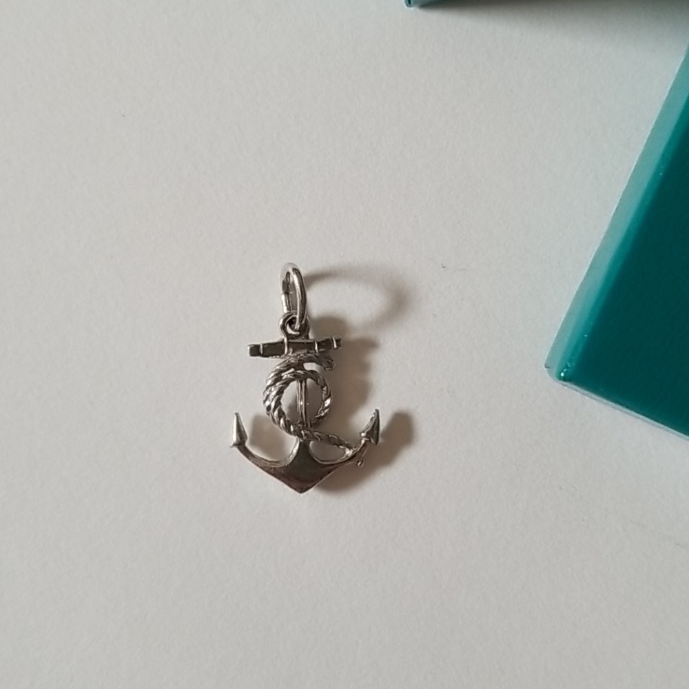Silver Anchor Charm